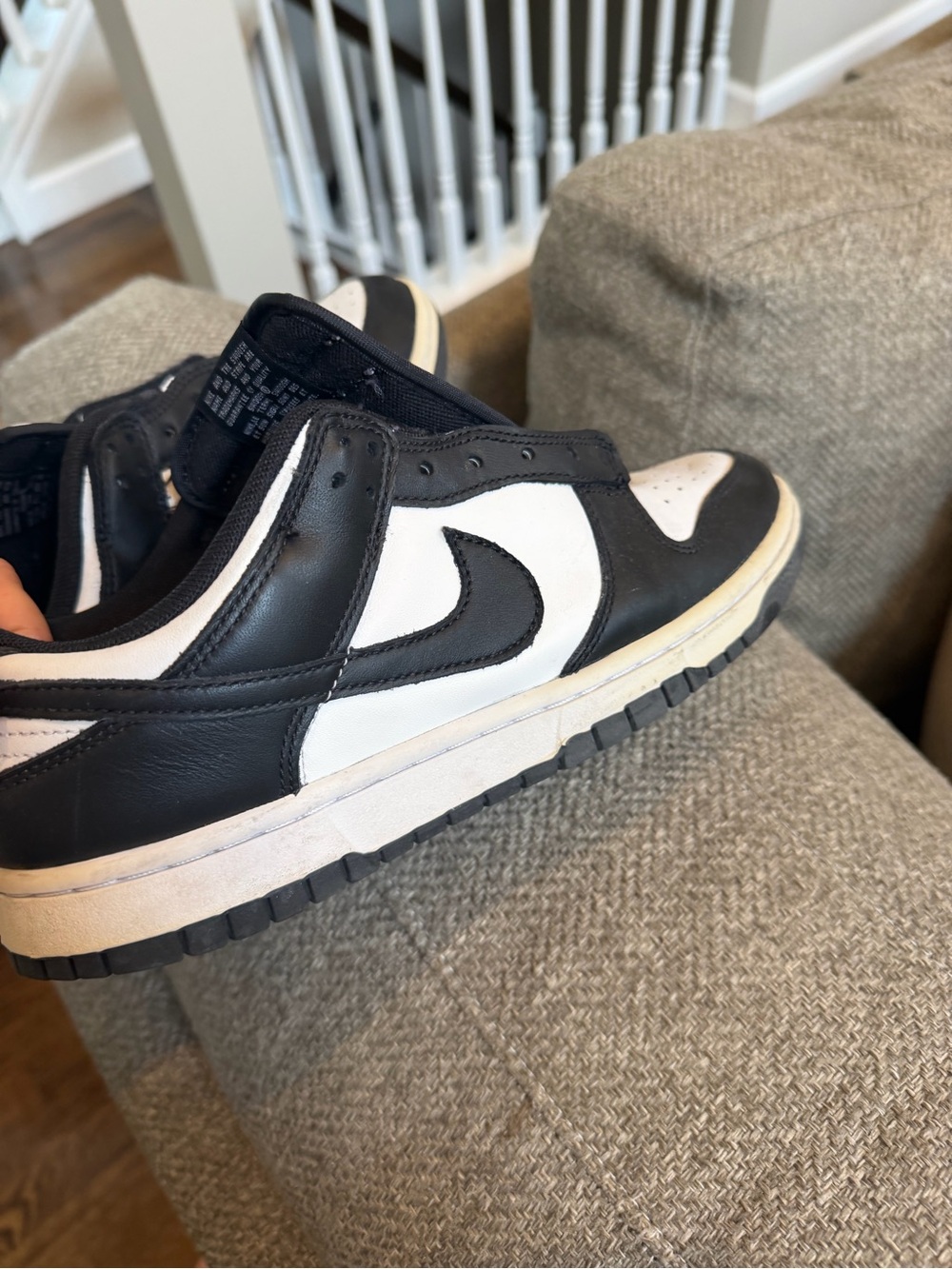 Nike Black & White Low-Top Sneakers Panda Dunks